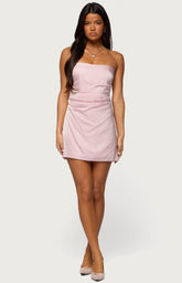 Edikted Valeriah Strapless Mini Dress