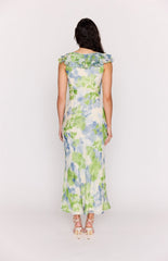 MINKPINK Carrie Ruffled Midi Dress