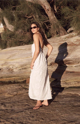 MINKPINK Alesia Lace Back Maxi Dress