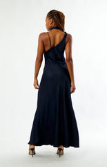 WEWOREWHAT Wrap Neck Maxi Slip Dress