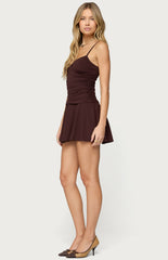 Edikted Deborah Ruched Mini Dress