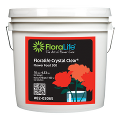 FLORALIFE CRYSTAL CLEAR FLOWER FOOD 300 POWDER, 10 LB.