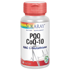 Solaray PQQ CoQ10 Glutathione NAC 30 Caps