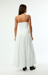 Your Favorite Ava Linen Bustier Maxi Dress