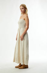Rhythm Classic Shirred Midi Dress