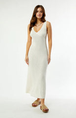 Rhythm Scallop Knit Maxi Dress