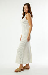 Rhythm Scallop Knit Maxi Dress