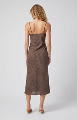 Beverly and Beck Daisy Floral Tie Front Midi Dress