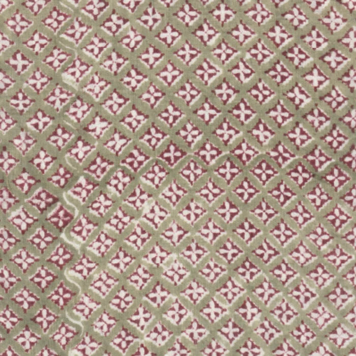 {Kerry Cassill} Hand Block Printed Cotton Pillow Case :: Moss Pebble :: Standard