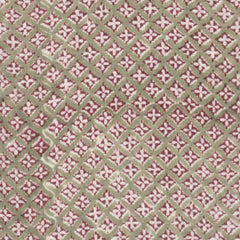 {Kerry Cassill} Hand Block Printed Cotton Pillow Case :: Moss Pebble :: Standard