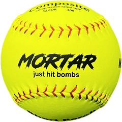 Short Porch Mortar Extreme 52/300 12" Slowpitch Softballs – Specs Overview | Smash It Sports | composite
